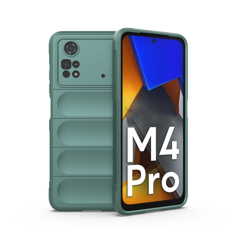 Magic Shield TPU + Flannel Phone Case, For Xiaomi Poco M4 Pro 4G