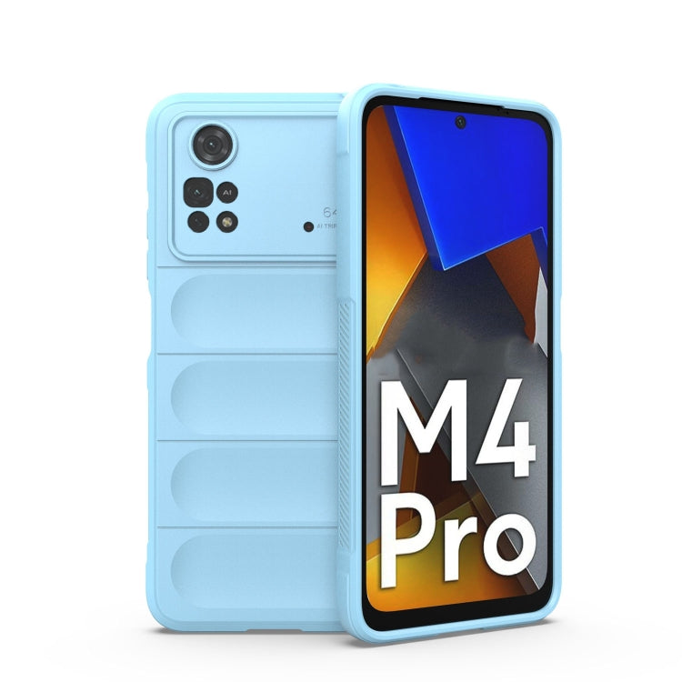 Magic Shield TPU + Flannel Phone Case, For Xiaomi Poco M4 Pro 4G