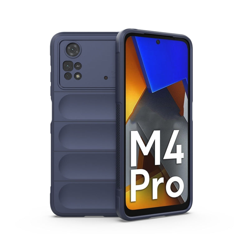 Magic Shield TPU + Flannel Phone Case, For Xiaomi Poco M4 Pro 4G