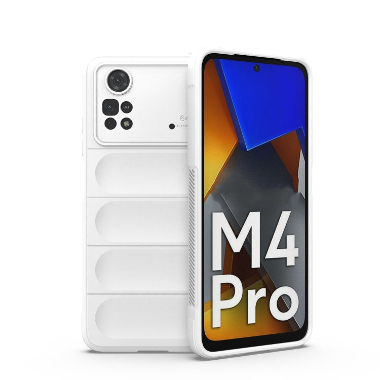 Magic Shield TPU + Flannel Phone Case, For Xiaomi Poco M4 Pro 4G