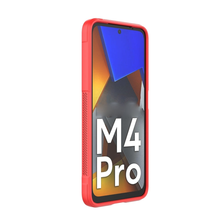 Magic Shield TPU + Flannel Phone Case, For Xiaomi Poco M4 Pro 4G