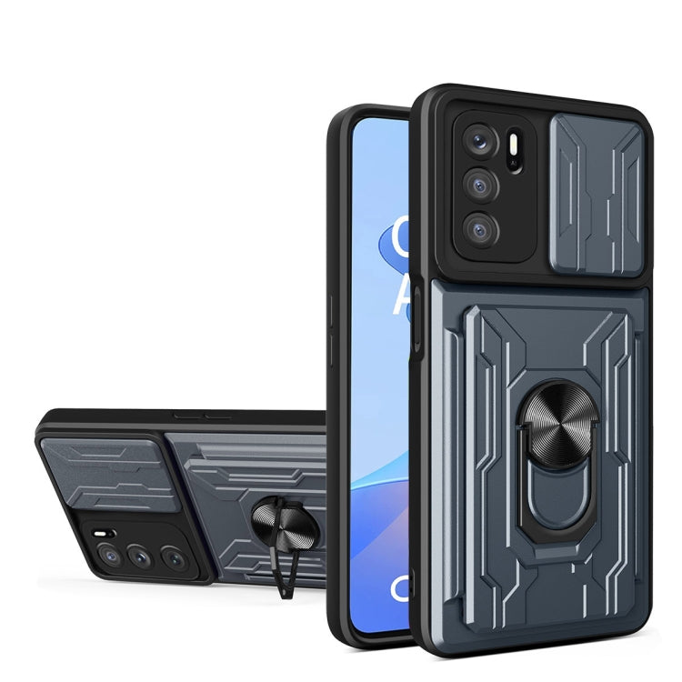 Sliding Camshield TPU+PC Phone Case with Card Slot, For Motorola Edge 20 Pro, For Motorola Moto G100, For OPPO A16, For Xiaomi 12 Pro, For OPPO Realme 8i