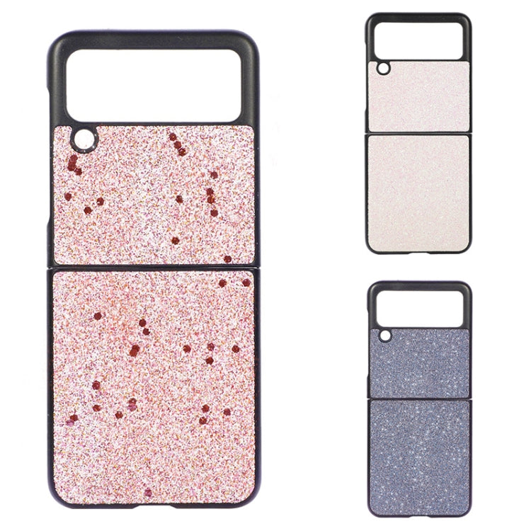 Glitter PU Leather Phone Case, For Samsung Galaxy Z Flip3 5G