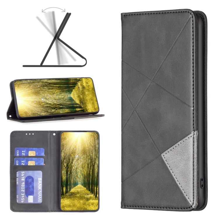 Prismatic Invisible Magnetic Leather Phone Case, For Motorola Moto E32 4G / Moto E32s, For Xiaomi 12 Lite