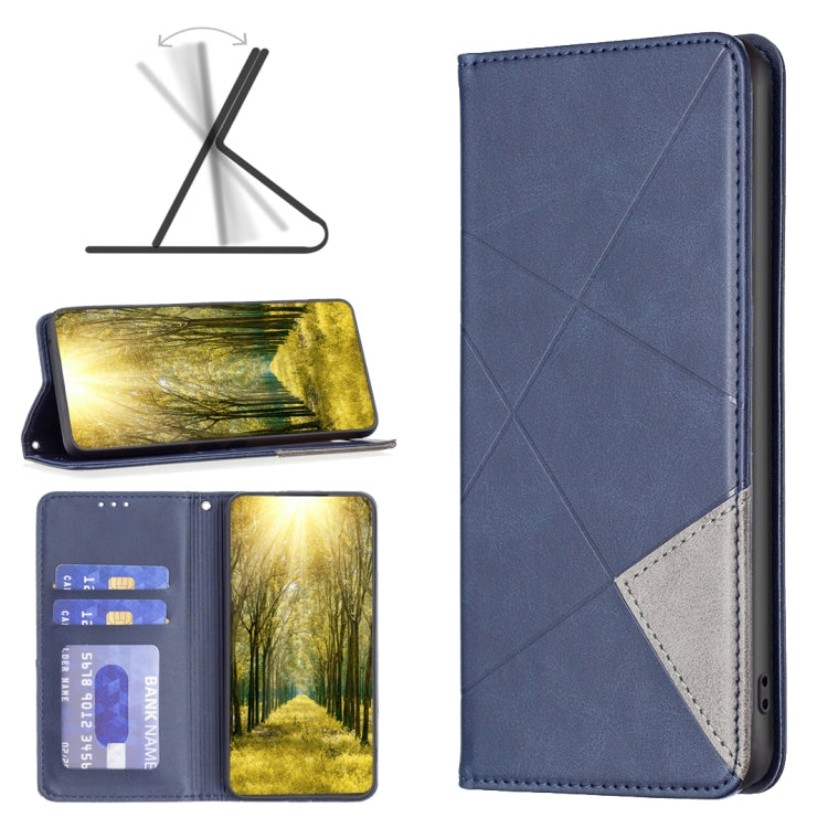 Prismatic Invisible Magnetic Leather Phone Case, For Motorola Moto E32 4G / Moto E32s, For Xiaomi 12 Lite