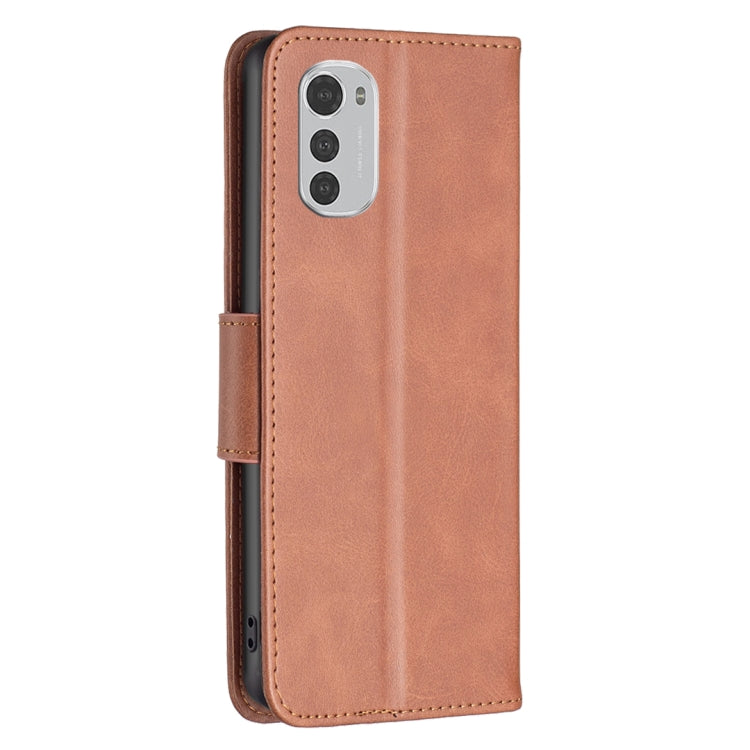 Lambskin Texture Pure Color Leather Phone Case, For Motorola Moto E32 4G / Moto E32s, For Xiaomi 12 Lite