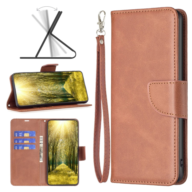 Lambskin Texture Pure Color Leather Phone Case, For Motorola Moto E32 4G / Moto E32s, For Xiaomi 12 Lite