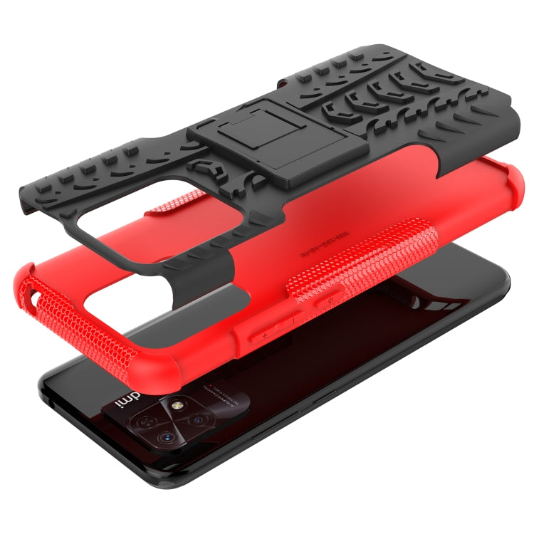 Tire Texture TPU + PC Phone Case with Holder, For Xiaomi Redmi 10C 4G global, For Motorola Moto G 5G 2022, For OPPO Realme 9i, For Xiaomi Redmi Note 11E 5G