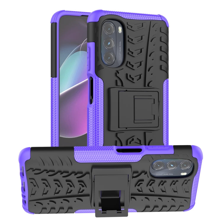 Tire Texture TPU + PC Phone Case with Holder, For Xiaomi Redmi 10C 4G global, For Motorola Moto G 5G 2022, For OPPO Realme 9i, For Xiaomi Redmi Note 11E 5G