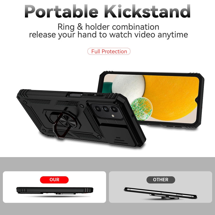 Sliding Camshield Holder Phone Case, For Samsung Galaxy A13 4G