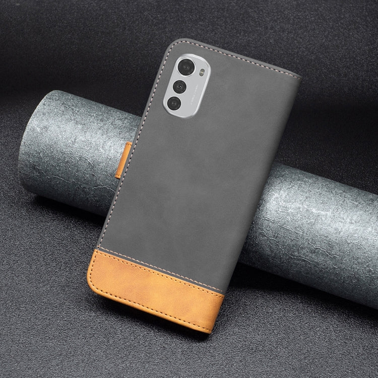 BF11 Color Matching Skin Feel Leather Phone Case, For Motorola Moto E32 4G, For Xiaomi 12 Lite