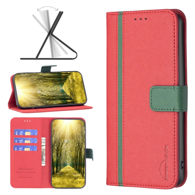 Color Matching Cross Texture Leather Phone Case, For Motorola Moto E32 4G, For Xiaomi 12 Lite
