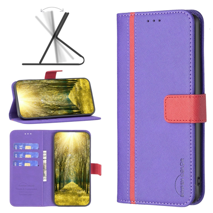 Color Matching Cross Texture Leather Phone Case, For Motorola Moto E32 4G, For Xiaomi 12 Lite