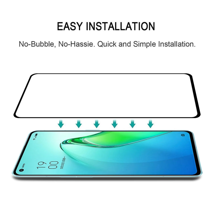 Full Glue Cover Screen Protector Tempered Glass Film, For OPPO Reno8 Pro (1 PC), For OnePlus Nord 2T / Nord 2 5G (1 PC), For OPPO Reno8 Pro+ (1 PC)