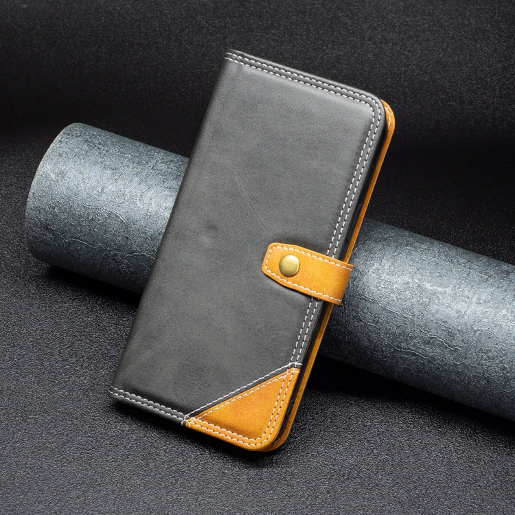 Color Matching Double Sewing Thread Leather Phone Case, For Motorola Moto E32 4G, For Xiaomi 12 Lite