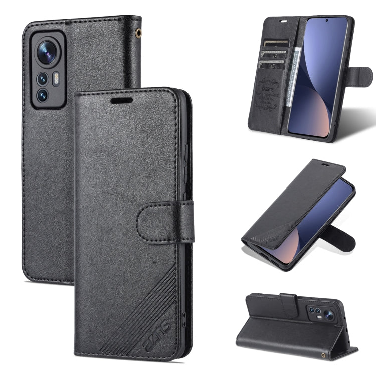 AZNS Sheepskin Texture Flip Leather Phone Case, For vivo S15e, For Honor Play 30, For OPPO K10, For OPPO K10 Pro, For Xiaomi 12 Lite