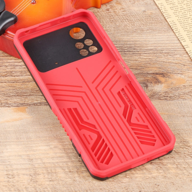Lanyard Mecha Armor Kickstand PC + TPU Phone Case, For Xiaomi Poco X4 Pro 5G, For Xiaomi Redmi 10C, For Xiaomi Redmi Note 11 Pro Global, For Xiaomi Redmi Note 11S, For OPPO Realme C31