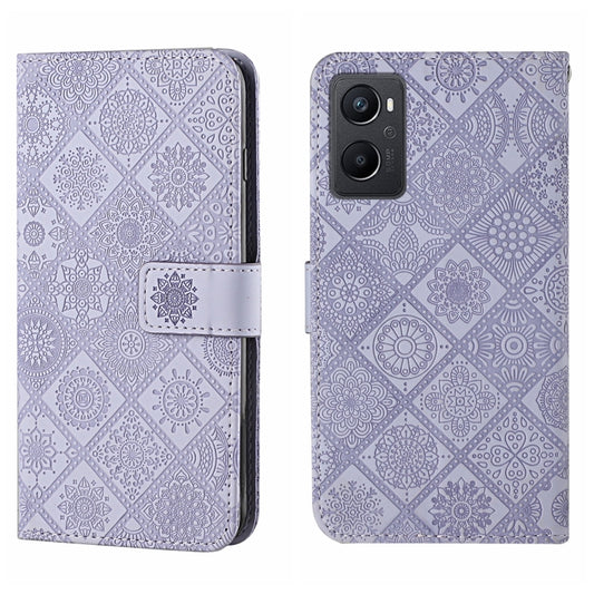 Ethnic Style Embossed Pattern Leather Phone Case, For OPPO A96 5G, For OPPO Find X5, For OPPO Find X5 Pro, For OPPO Realme 9i, For OPPO Reno7, For Xiaomi Poco M4 Pro 5G