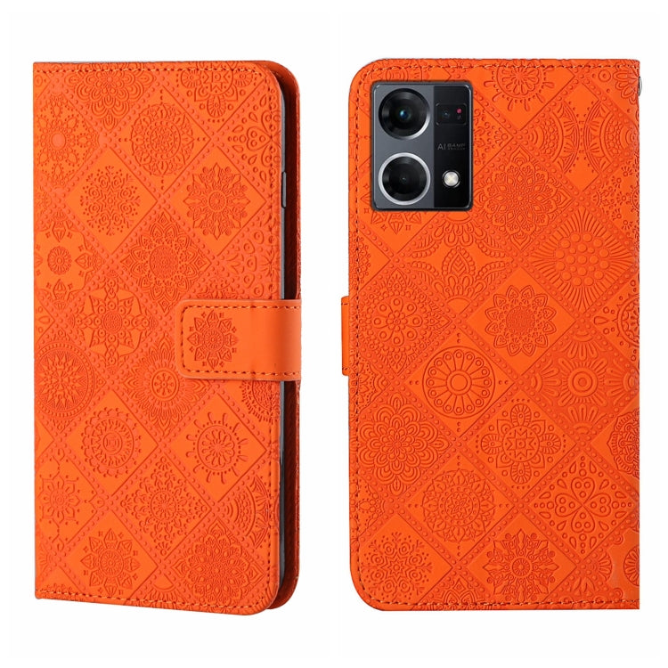 Ethnic Style Embossed Pattern Leather Phone Case, For OPPO A96 5G, For OPPO Find X5, For OPPO Find X5 Pro, For OPPO Realme 9i, For OPPO Reno7, For Xiaomi Poco M4 Pro 5G