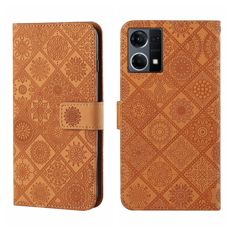 Ethnic Style Embossed Pattern Leather Phone Case, For OPPO A96 5G, For OPPO Find X5, For OPPO Find X5 Pro, For OPPO Realme 9i, For OPPO Reno7, For Xiaomi Poco M4 Pro 5G