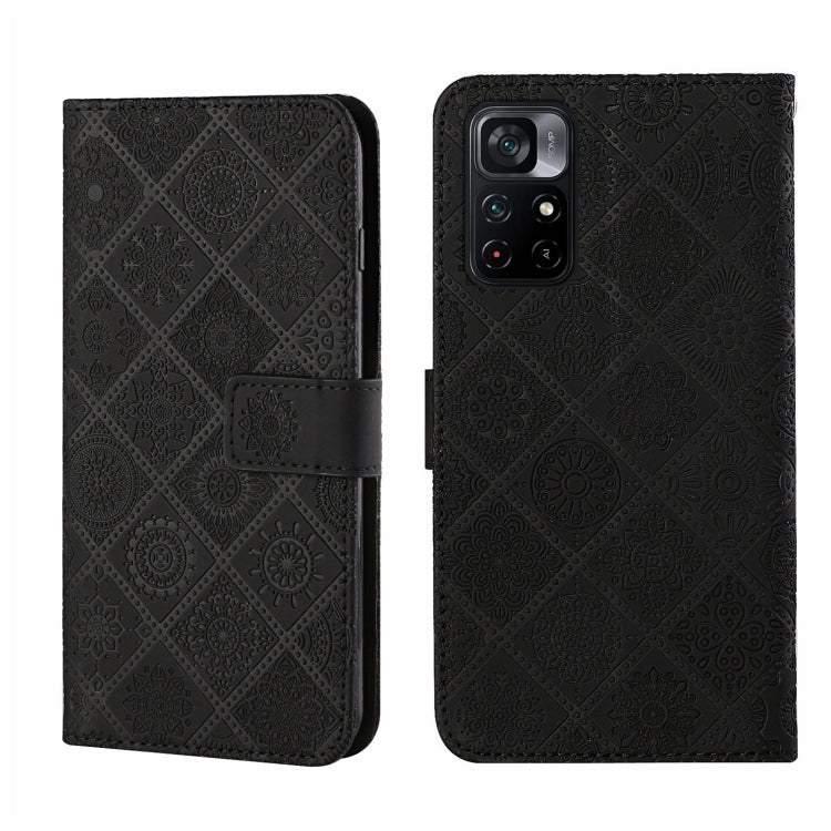 Ethnic Style Embossed Pattern Leather Phone Case, For OPPO A96 5G, For OPPO Find X5, For OPPO Find X5 Pro, For OPPO Realme 9i, For OPPO Reno7, For Xiaomi Poco M4 Pro 5G