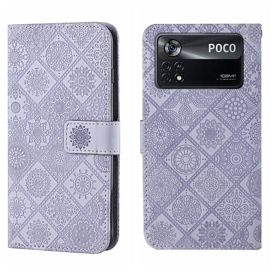 Ethnic Style Embossed Pattern Leather Phone Case, For Xiaomi Poco X4 Pro 5G, For Xiaomi 12 Lite