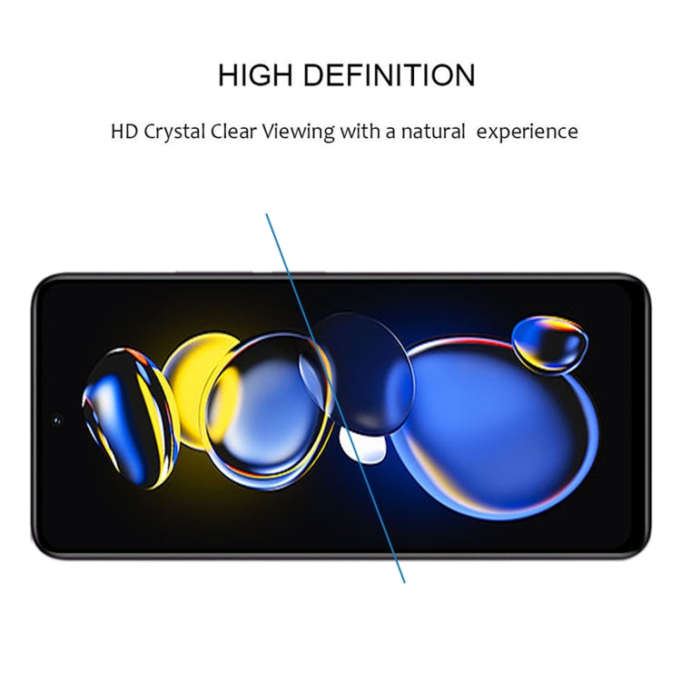 25 PCS Full Glue Cover Screen Protector Tempered Glass Film, For Xiaomi Redmi Note 11T Pro/11T Pro+ (25 PCS)