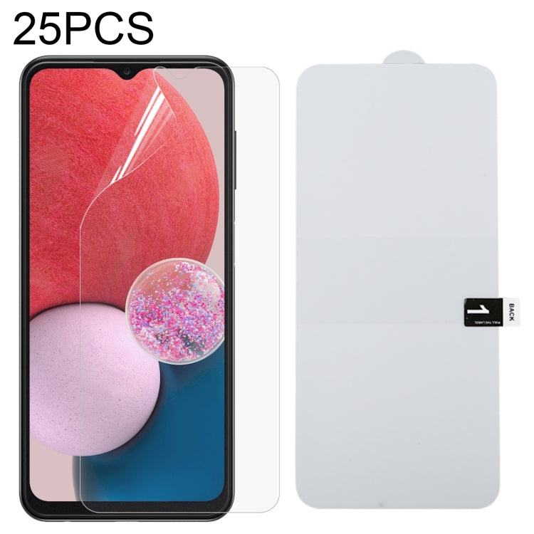 25 PCS Full Screen Protector Explosion-proof Hydrogel Film, For Samsung Galaxy A13 / A23 5G (25 PCS), For Samsung Galaxy A23 (25 PCS), For Samsung Galaxy A73 (25 PCS), For Xiaomi Redmi Note 11T Pro/11T Pro+ (25 PCS)
