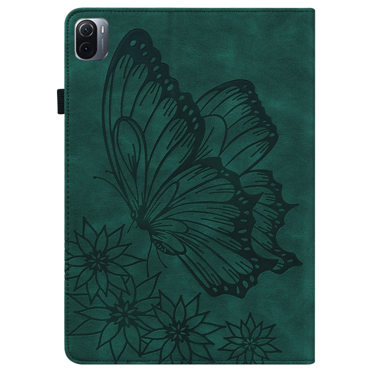Big Butterfly Embossed Leather Tablet Case, For Xiaomi Pad 5, For Xiaomi Pad 5 Pro