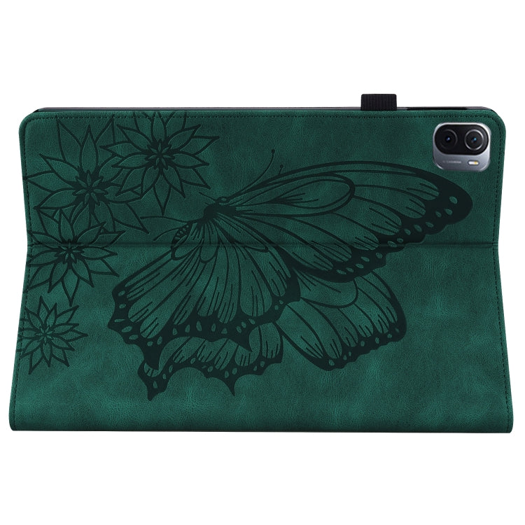 Big Butterfly Embossed Leather Tablet Case, For Xiaomi Pad 5, For Xiaomi Pad 5 Pro