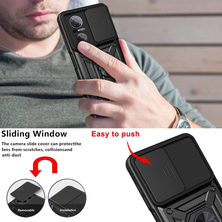 Sliding Camera Cover TPU + PC Phone Case, For Huawei nova 9 SE
