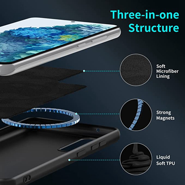 MagSafe Magnetic Liquid Silicone Phone Case, For Samsung Galaxy S20 FE 2022/S20 FE, For Samsung Galaxy S21 5G, For Samsung Galaxy S21+ 5G, For Samsung Galaxy S21 FE 5G, For Samsung Galaxy S21 Ultra 5G, For Samsung Galaxy S22 5G, For Samsung Galaxy S22+...