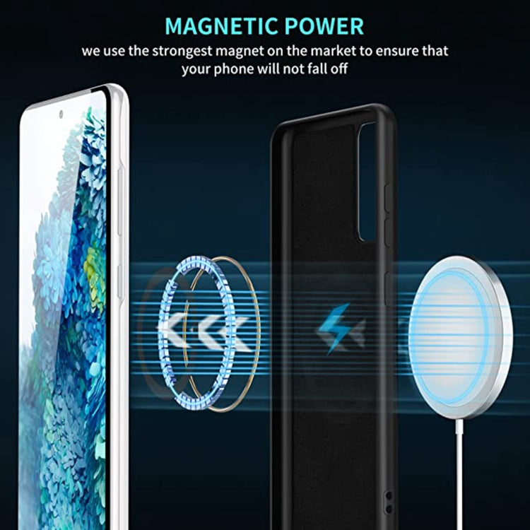MagSafe Magnetic Liquid Silicone Phone Case, For Samsung Galaxy S20 FE 2022/S20 FE, For Samsung Galaxy S21 5G, For Samsung Galaxy S21+ 5G, For Samsung Galaxy S21 FE 5G, For Samsung Galaxy S21 Ultra 5G, For Samsung Galaxy S22 5G, For Samsung Galaxy S22+...