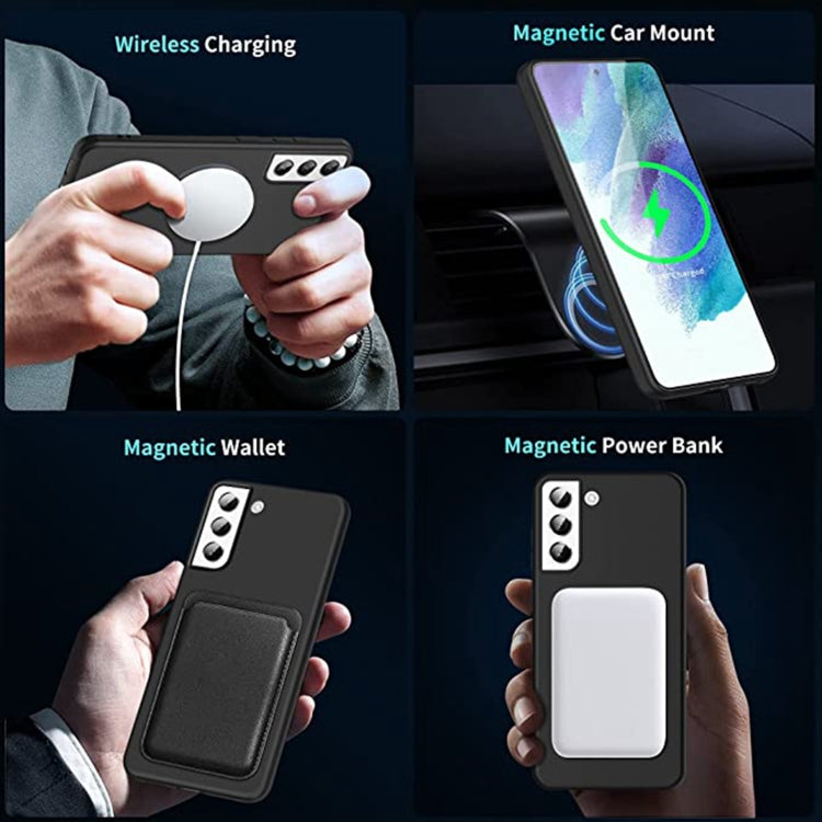 MagSafe Magnetic Liquid Silicone Phone Case, For Samsung Galaxy S21 FE 5G, For Samsung Galaxy S22 5G, For Samsung Galaxy S22+ 5G, For Samsung Galaxy S22 Ultra 5G