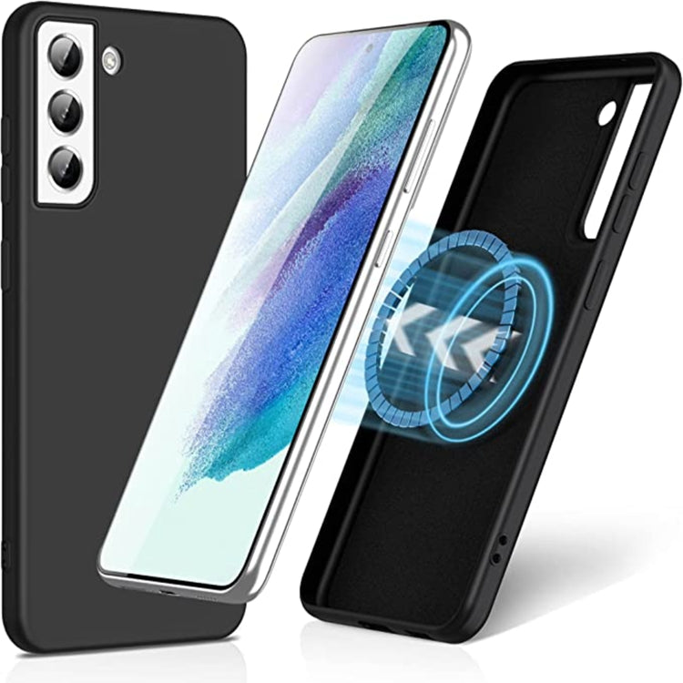 MagSafe Magnetic Liquid Silicone Phone Case, For Samsung Galaxy S21 FE 5G, For Samsung Galaxy S22 5G, For Samsung Galaxy S22+ 5G, For Samsung Galaxy S22 Ultra 5G