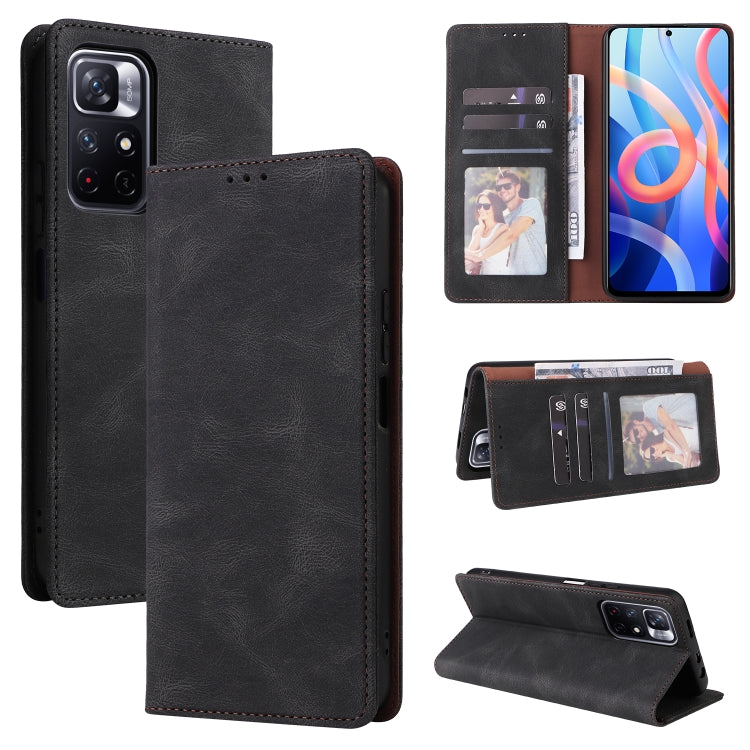 Simple Suction Closure Leather Phone Case, For Samsung Galaxy A03s, For Xiaomi Redmi Note 11 4G International, For Xiaomi Redmi Note 11 Pro, For Samsung Galaxy A23, For Samsung Galaxy A73 5G, For Xiaomi Redmi Note 11 Pro 5G, For Samsung Galaxy A13 4G