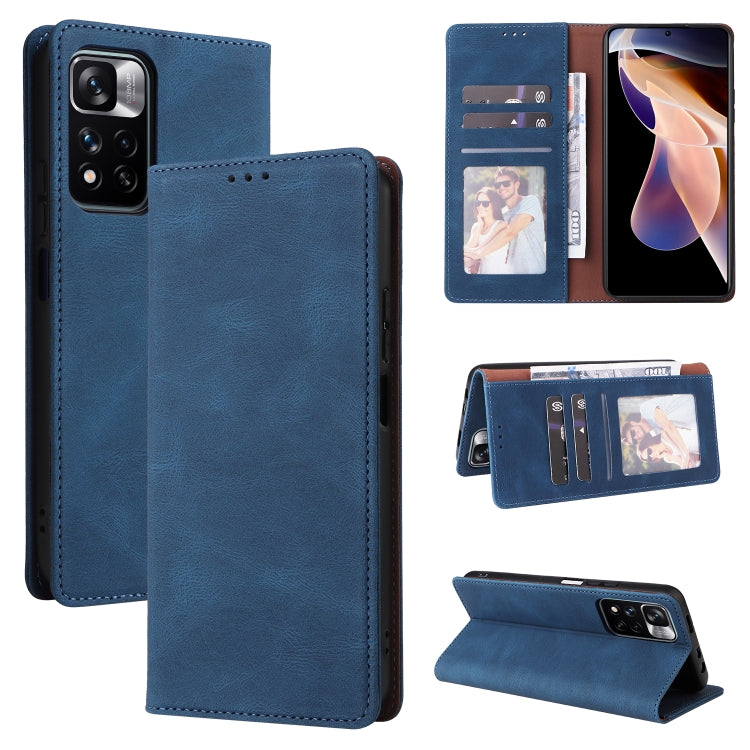 Simple Suction Closure Leather Phone Case, For Samsung Galaxy A03s, For Xiaomi Redmi Note 11 4G International, For Xiaomi Redmi Note 11 Pro, For Samsung Galaxy A23, For Samsung Galaxy A73 5G, For Xiaomi Redmi Note 11 Pro 5G, For Samsung Galaxy A13 4G