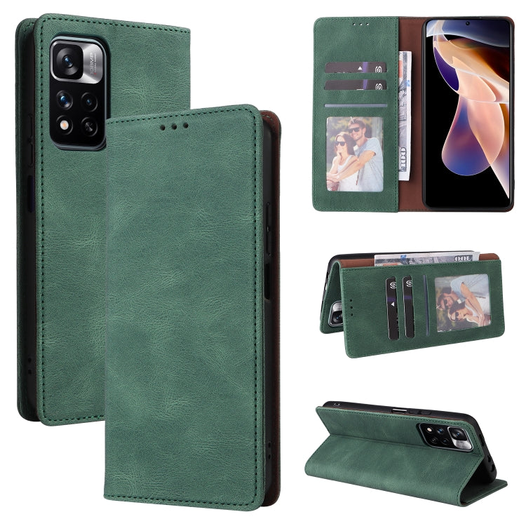 Simple Suction Closure Leather Phone Case, For Samsung Galaxy A03s, For Xiaomi Redmi Note 11 4G International, For Xiaomi Redmi Note 11 Pro, For Samsung Galaxy A23, For Samsung Galaxy A73 5G, For Xiaomi Redmi Note 11 Pro 5G, For Samsung Galaxy A13 4G