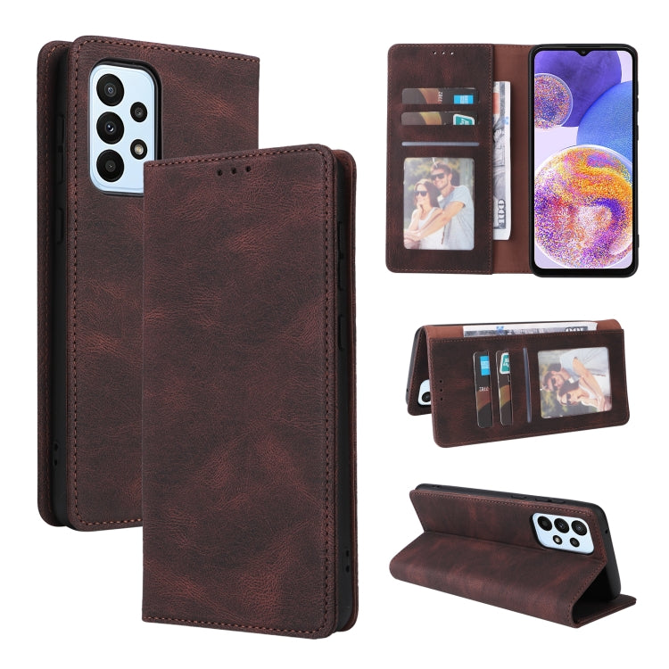 Simple Suction Closure Leather Phone Case, For Samsung Galaxy A03s, For Xiaomi Redmi Note 11 4G International, For Xiaomi Redmi Note 11 Pro, For Samsung Galaxy A23, For Samsung Galaxy A73 5G, For Xiaomi Redmi Note 11 Pro 5G, For Samsung Galaxy A13 4G