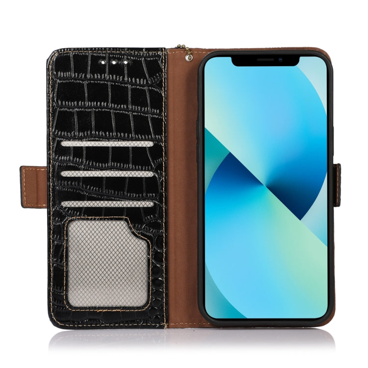 Crocodile Top Layer Cowhide Leather Phone Case, For Motorola Edge 30 5G, For Motorola Moto G Stylus 5G 2022, For Nokia C2 2nd Edition, For Nokia C21 Plus, For Nokia C21, For Nokia C200
