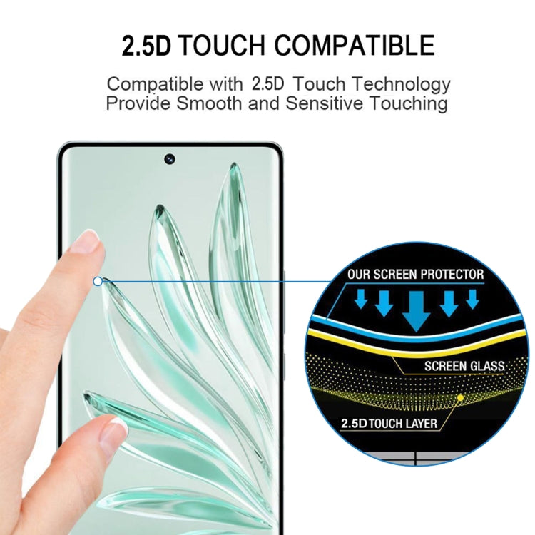 3D Curved Edge Full Screen Tempered Glass Film, For Honor 70 (1 PC)