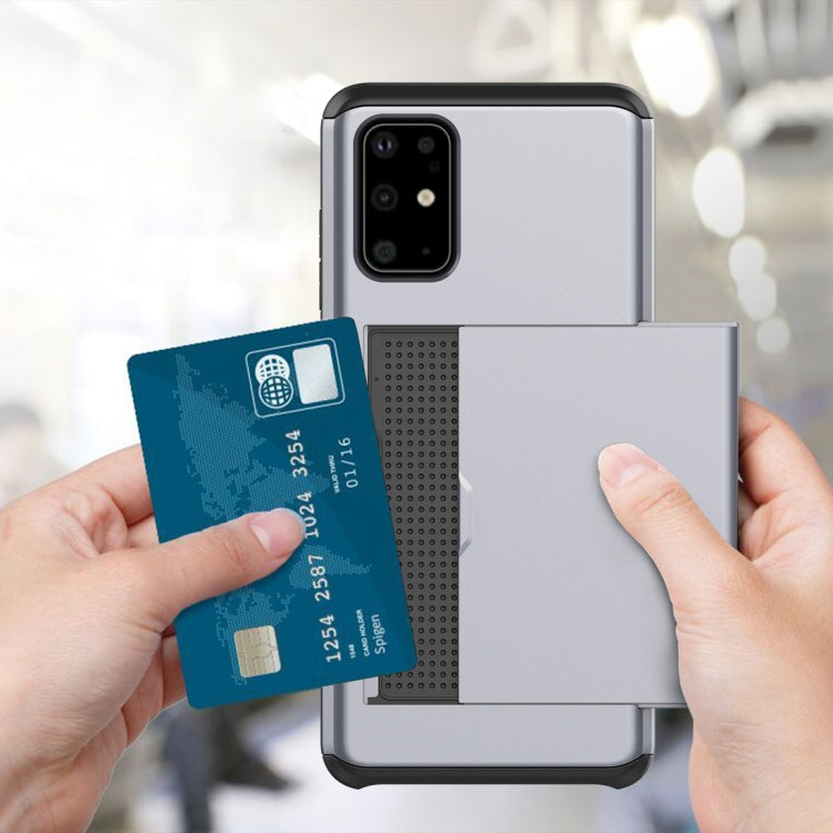 Shockproof Rugged Armor Protective Case with Card Slot, For Samsung Galaxy S20, For Samsung Galaxy S20+, For Samsung Galaxy S20 Ultra