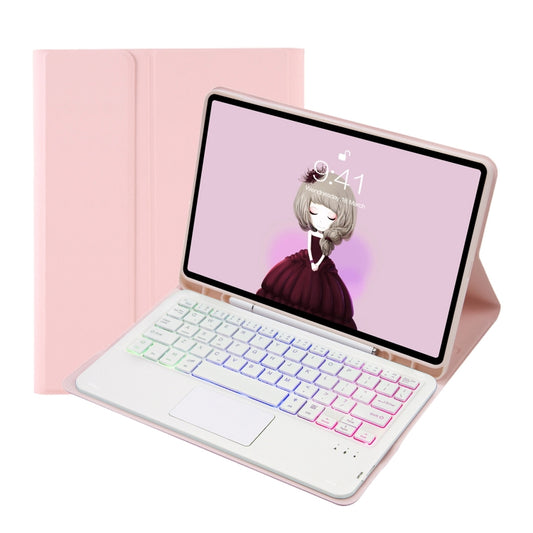 A700B-AS Candy Color Backlight Bluetooth Keyboard Leather Tablet Case, For Samsung Galaxy Tab S8 / S7, For Samsung Galaxy Tab A8 10.5 (2021), For Samsung Galaxy Tab S6 Lite