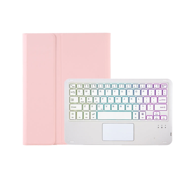 A700B-AS Candy Color Backlight Bluetooth Keyboard Leather Tablet Case, For Samsung Galaxy Tab S8 / S7, For Samsung Galaxy Tab A8 10.5 (2021), For Samsung Galaxy Tab S6 Lite