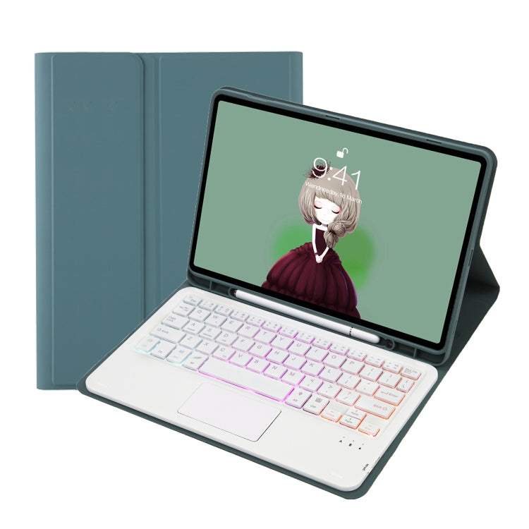A700B-AS Candy Color Backlight Bluetooth Keyboard Leather Tablet Case, For Samsung Galaxy Tab S8 / S7, For Samsung Galaxy Tab A8 10.5 (2021), For Samsung Galaxy Tab S6 Lite