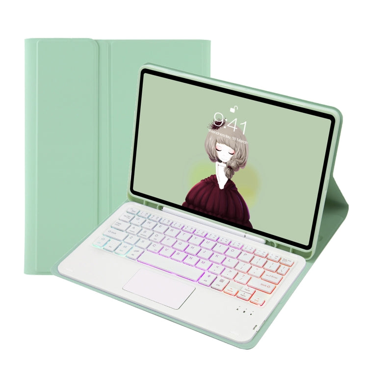 A700B-AS Candy Color Backlight Bluetooth Keyboard Leather Tablet Case, For Samsung Galaxy Tab S8 / S7, For Samsung Galaxy Tab A8 10.5 (2021), For Samsung Galaxy Tab S6 Lite