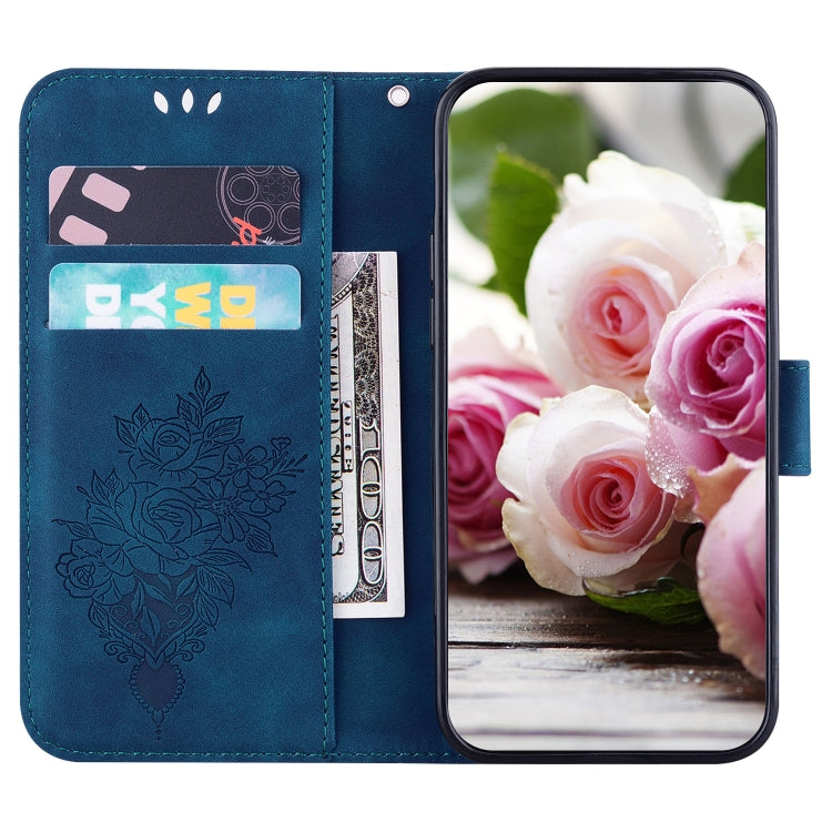 Butterfly Rose Embossed Leather Phone Case, For Nokia 6.2 / 7.2, For Nokia G10 / G20, For Nokia X10 / X20