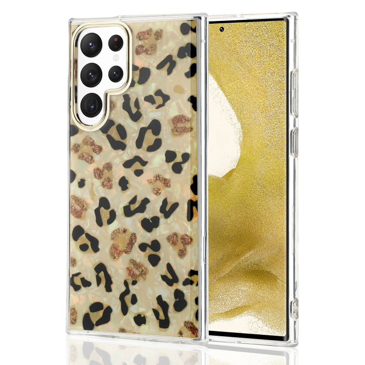 Electroplating Shell Texture Phone Case, For Samsung Galaxy S22 Ultra 5G