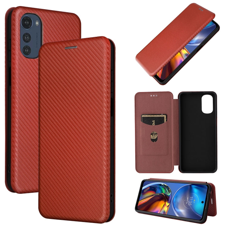 Carbon Fiber Texture Magnetic Horizontal Flip Leather Phone Case, For Motorola Moto E32 4G, For Motorola Moto G52/G82, For Xiaomi Redmi Note 11 Pro, For Xiaomi 12 Lite, For Xiaomi Poco F4 GT/Redmi K50 Gaming