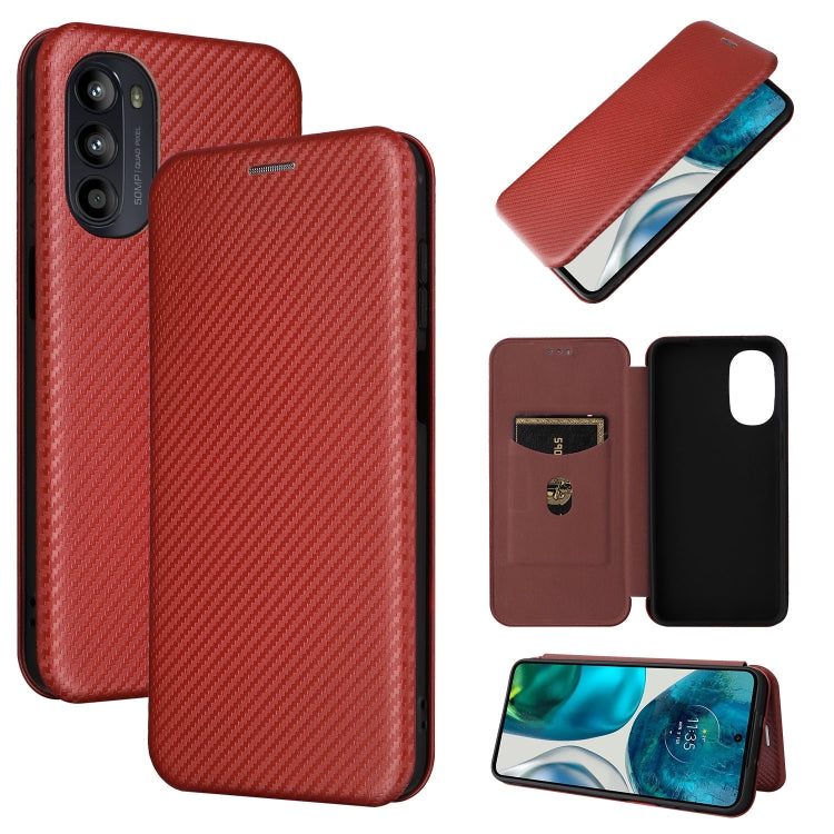 Carbon Fiber Texture Magnetic Horizontal Flip Leather Phone Case, For Motorola Moto E32 4G, For Motorola Moto G52/G82, For Xiaomi Redmi Note 11 Pro, For Xiaomi 12 Lite, For Xiaomi Poco F4 GT/Redmi K50 Gaming